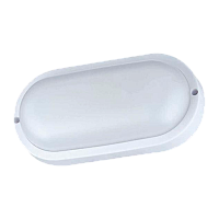 Светильник настенно-потолочный Космос ДПО 15W 230V IP65 для ЖКХ овал белый (1/40)