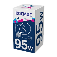 #Лампа накаливания Космос A55 E27 95W 220-240V ЛОН Стандарт Брест прозрачная