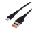 *Кабель GoPower GP06M USB (m)-microUSB (m) 1.0м 2.4A ПВХ черный (1/200/800) 