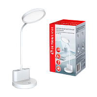Светильник настольный Ultraflash UF-818 6W 230V на основании 3 ур.ярк. белый (1/60)