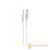 Кабель Borofone BX1 USB (m)-microUSB (m) 1.0м 2.0A ПВХ белый (1/50/200)