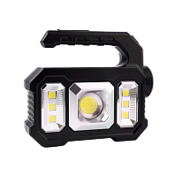 Фонарь туристический Ultraflash LED51526 2W 2LED от аккумулятора 3 режима черный