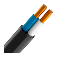 Кабель электрический Аркад ВВГ Пнг 2 х 1.5 кв.мм черный ГОСТ бухта 100м (цена за 1м.)