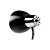 Светильник настольный Camelion KD-359 40W 230V E27 на основании черный (1/12)