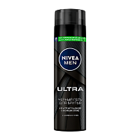 Гель для бритья Nivea ULTRA с активным углем 200мл