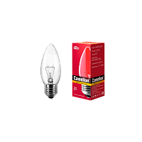 Лампа накаливания Camelion E27 60W 220V свеча матовая (1/100)