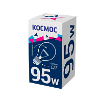 Лампа накаливания Космос A55 E27 95W 220-240V ЛОН Стандарт Брест прозрачная