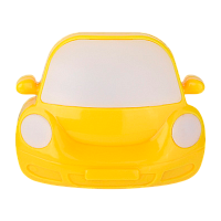 Ночник Camelion NL-196 "Машинка" 1LED 0.5W 220V в розетку с выключателем желтый (1/24/96)