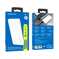 Внешний аккумулятор Borofone BJ24 10000mAh 2.0A microUSB/Type-C белый (1/42)
