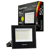 Прожектор светодиодный Supermax 50W IP65 6500К дневной (1/40)