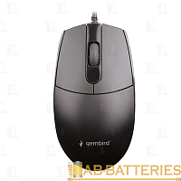 Мышь проводная Gembird MOP-420 классическая USB черный (1/100)