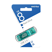 Флеш-накопитель Smartbuy Glossy 8GB USB3.0 пластик зеленый