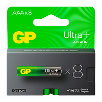 Батарейка GP ULTRA PLUS G-tech LR03 AAA BL8 Alkaline 1.5V (8/96/768) R