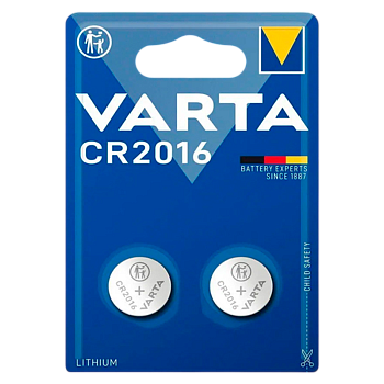 Батарейка Varta ENERGY CR2016 BL2 Lithium 3V (6016) 