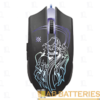 Мышь проводная Defender GM-190L Ghost игровая USB черный (1/40) 