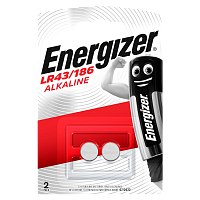 Батарейка Energizer G12/LR1142/LR43/386A/186 BL2 Alkaline 1.5V (2/20/200) 