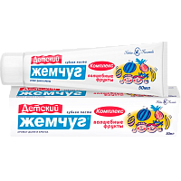 Зубная паста Невская косметика Волшебные фрукты Новый Жемчуг для детей 50мл (1/36) 