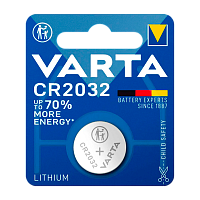 Батарейка Varta ELECTRONICS CR2032 BL1 Lithium 3V (6032) (1/10/100) 