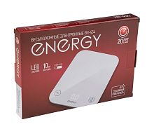 Весы кухонные Energy EN-434 электронные 10кг белый (1/12)