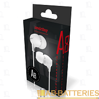 Наушники внутриканальные Smartbuy A8 белый (1/60)