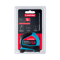 Рулетка измерительная Smartbuy Tools 5м*19мм пластик прорезиненная (1/72)