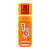 Флеш-накопитель Smartbuy Glossy 16GB USB2.0 пластик оранжевый