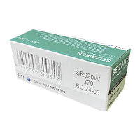 Батарейка SEIZAIKEN 370 (SR920W) Silver Oxide 1.55V (1/10/100/1000)