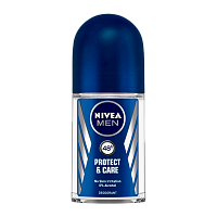 Дезодорант мужской Nivea Protect & Care роликовый 50мл (1/6)