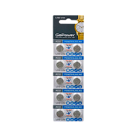 Батарейка GoPower G10/LR1130/LR54/389A/189 BL10 Щелочная 1.5V (10/100/3600)