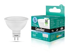 Лампа светодиодная Camelion GX5.3 2.2W 220V рефлектор прозрачная