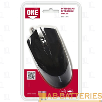 Мышь проводная Smartbuy 339 ONE классическая USB черный (1/40) 