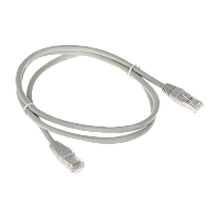 Патч-корд 5Bites PUT50-020A RJ-45 (m)-RJ-45 (m) 2м кат.5е ПВХ серый