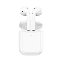 Наушники вставные HOCO EW01 Plus bluetooth 5.0 с микр. белый (1/21/126)