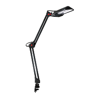 Светильник настольный Camelion KD-017C 11W 230V 2G7 струбцина +лампа черный (1/6)