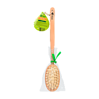 Щетка массажная Банные штучки 42см двусторонняя (1/20)