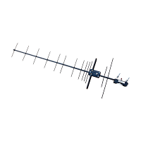 ТВ-Антенна наружная Locus Эфир 18AFT активная без питания с усилителем DVB-T/T2 (1/20)