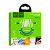 Кабель HOCO X21 Plus USB (m)-Lightning (m) 1.0м 2.4A силикон черный синий (1/28/168)