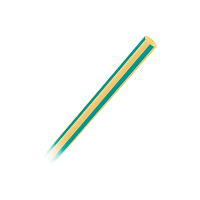 Термоусаживаемая трубка Smartbuy 2/1, желтый-зеленый, 1 метр (SBE-HST-2-yg)