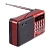 Радиоприемник Perfeo PALM 3W пластик microSD USB/Jack3.5 красный (1/10)