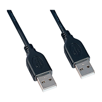 Кабель Perfeo USB2.0 (m)-USB (m) 1.8м черный (1/50)