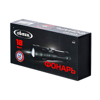 Фонарь универсальный Облик 202 1LED от аккумулятора черный