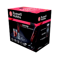 Блендер Russell Hobbs 18976-56 Desire 400W 2 скорости красный черный