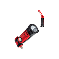 Фонарь рабочий Космос 706Lit автомобильный 2WLED+5WCOBLED от аккум IP54 2 реж красн/черн (1/30/120)