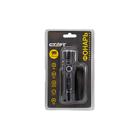 Фонарь светодиодный Старт LHE 514-C1 LED от аккумулятора USB 3 режима черный