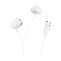 Наушники вставные Borofone BM77 с микр. Type-C белый