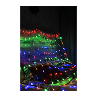 #Гирлянда Космос 240LED 1.8м лампочки сетка 8 режимов с контроллером ассорти (1/40)