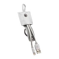 Кабель Remax RC-079i Moss USB (m)-Lightning (m) 0.3м 2.1A серебряный