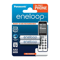 Аккумулятор предзаряженный RTU Panasonic HR03 AAA BL2 NI-MH eneloop DECT 750mAh (2/20/240) 