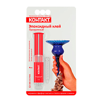Клей Контакт эпоксидный 4мл двухкомпонентный BL1 прозрачный (1/24/288)