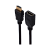 Кабель GoPower удлинитель HDMI 2.0 (m)-HDMI (f) 0.5м ПВХ черный Premium Zip-Lock c подвесом (1/250)